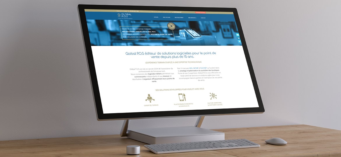 Création du site globalpos.fr
